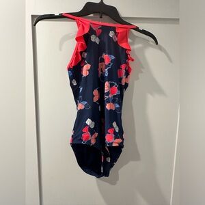 Girls Size 12/14 Tommy Hilfiger One Piece Swim Suit